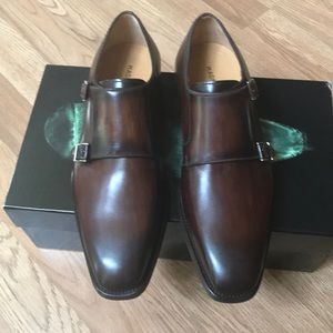Magnanni Landon Double Monk in Tobacco Color